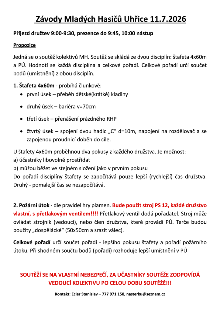 Závody uhřice